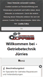 Mobile Screenshot of getriebe-juerries.de